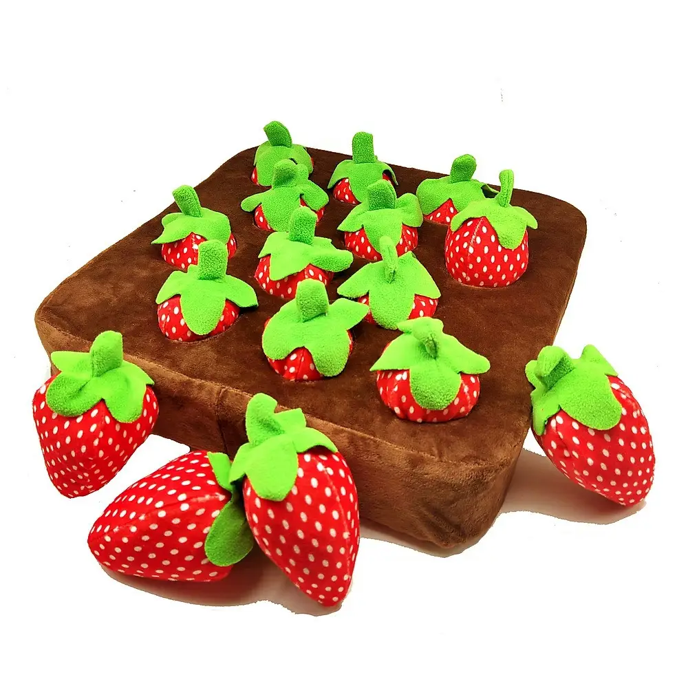 Cross-Border Spot Radish Plush Toy Pet Chewing Doll Fruit and Vegetable Field Children Early Education Cute Pillow