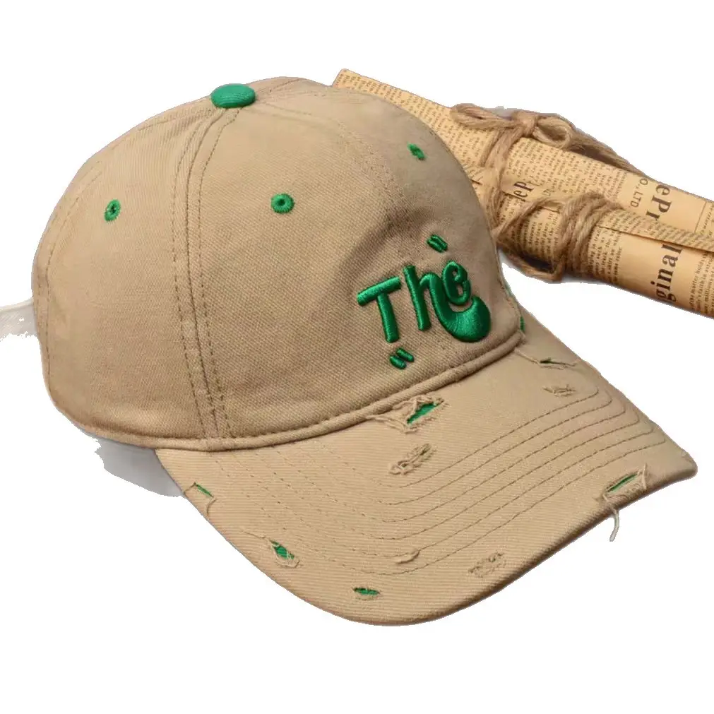 American Style Curved Brim Embroidered Letter Cap - Image 11