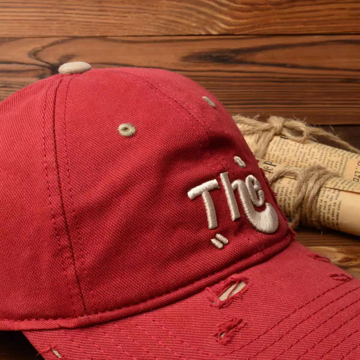 American Style Curved Brim Embroidered Letter Cap — feature 14