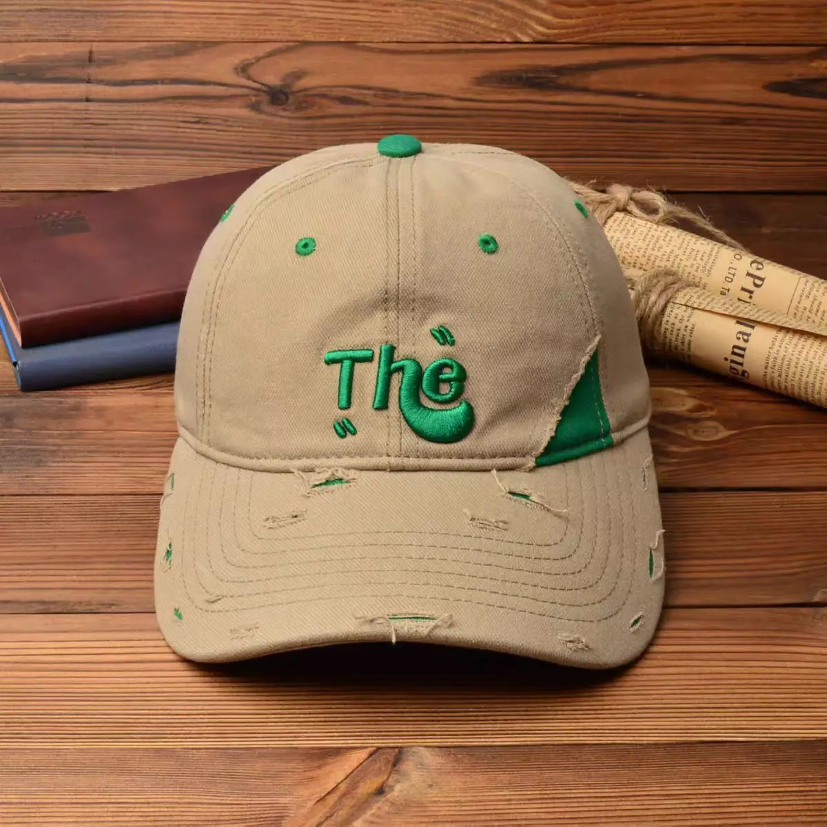 American Style Curved Brim Embroidered Letter Cap — feature 15