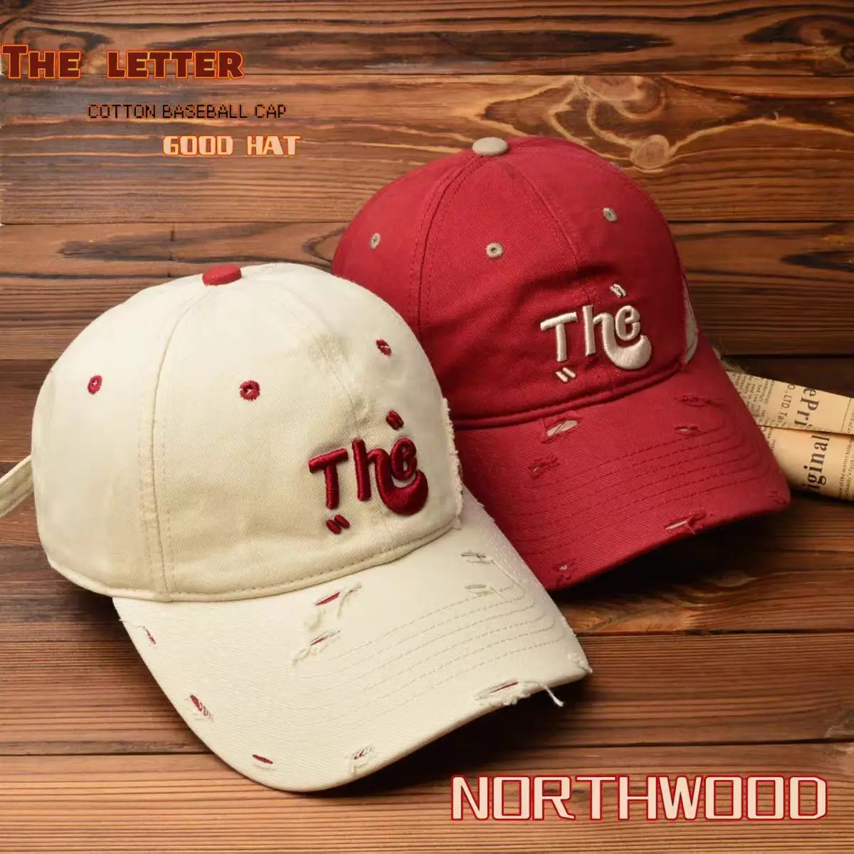 American Style Curved Brim Embroidered Letter Cap — feature 2