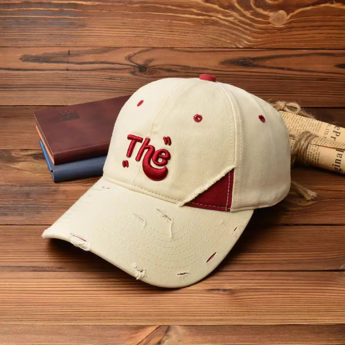 American Style Curved Brim Embroidered Letter Cap — feature 21