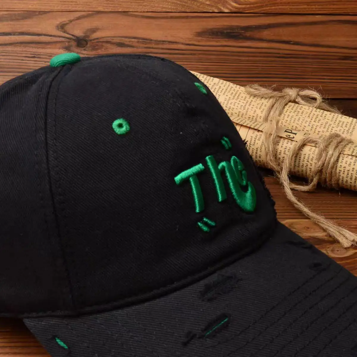 American Style Curved Brim Embroidered Letter Cap — feature 6