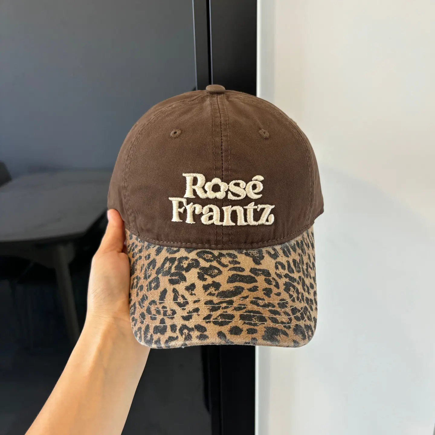 Rose Frantz Leopard Print Baseball Cap for Women - Image 7