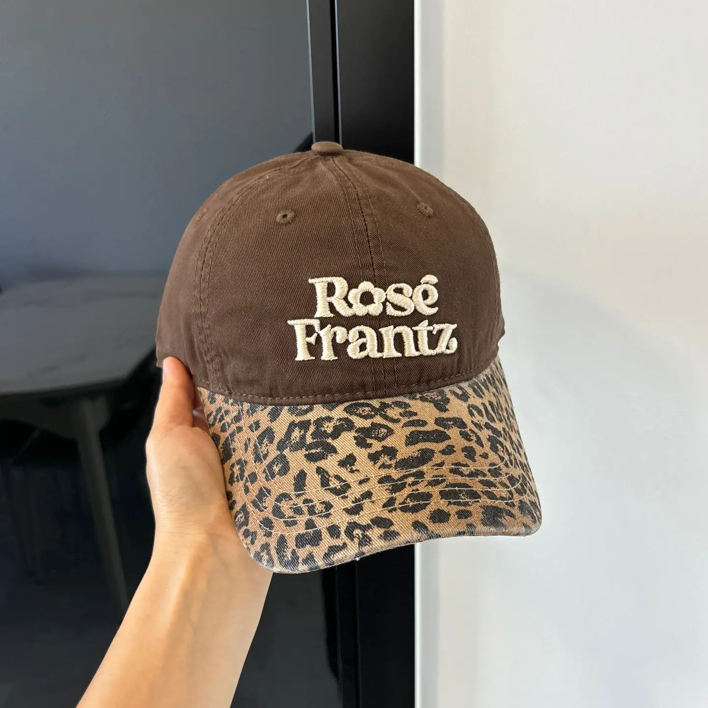 Rose Frantz Leopard Print Baseball Cap for Women - Image 8