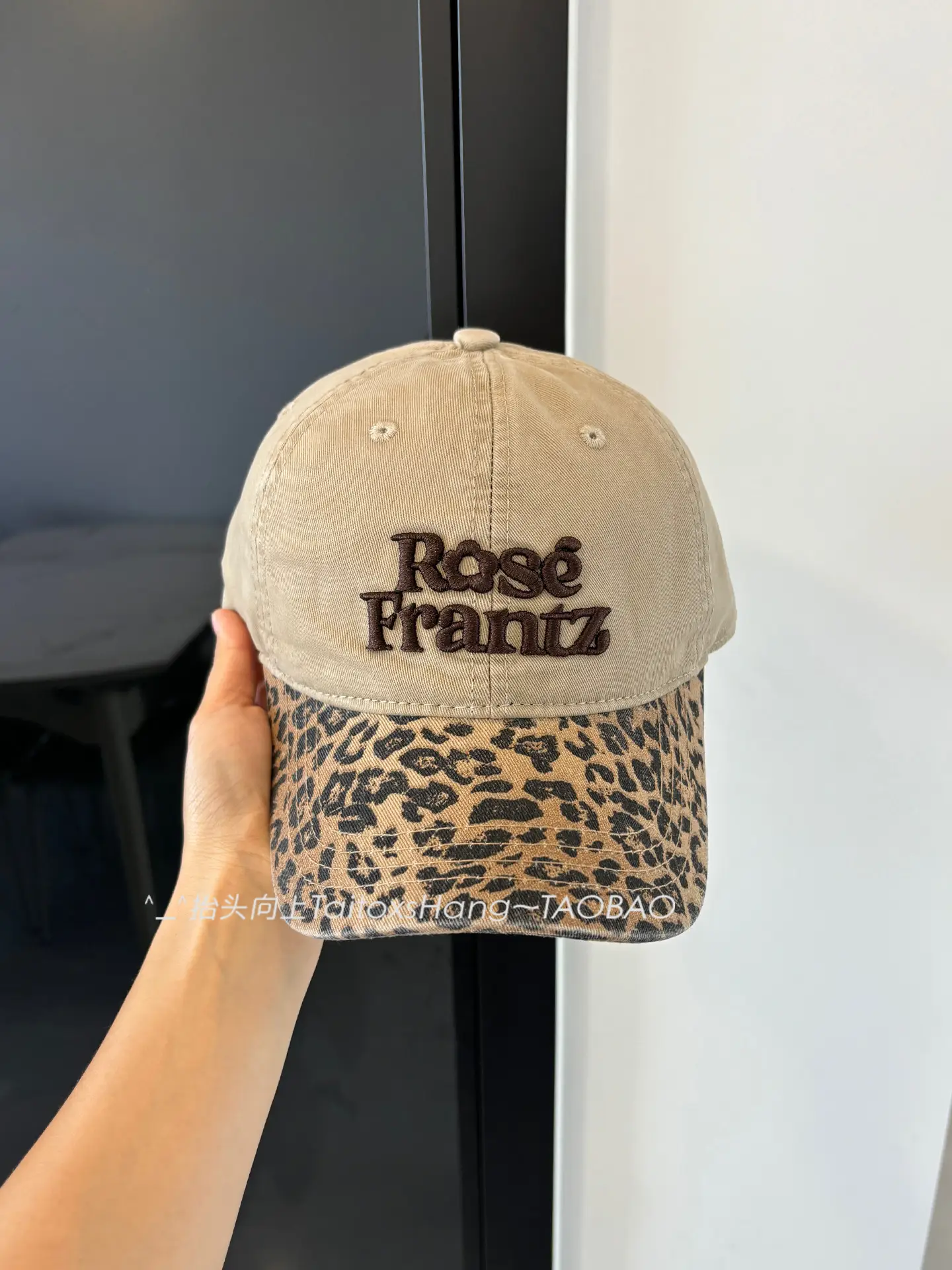 Rose Frantz Leopard Print Baseball Cap for Women — feature 2