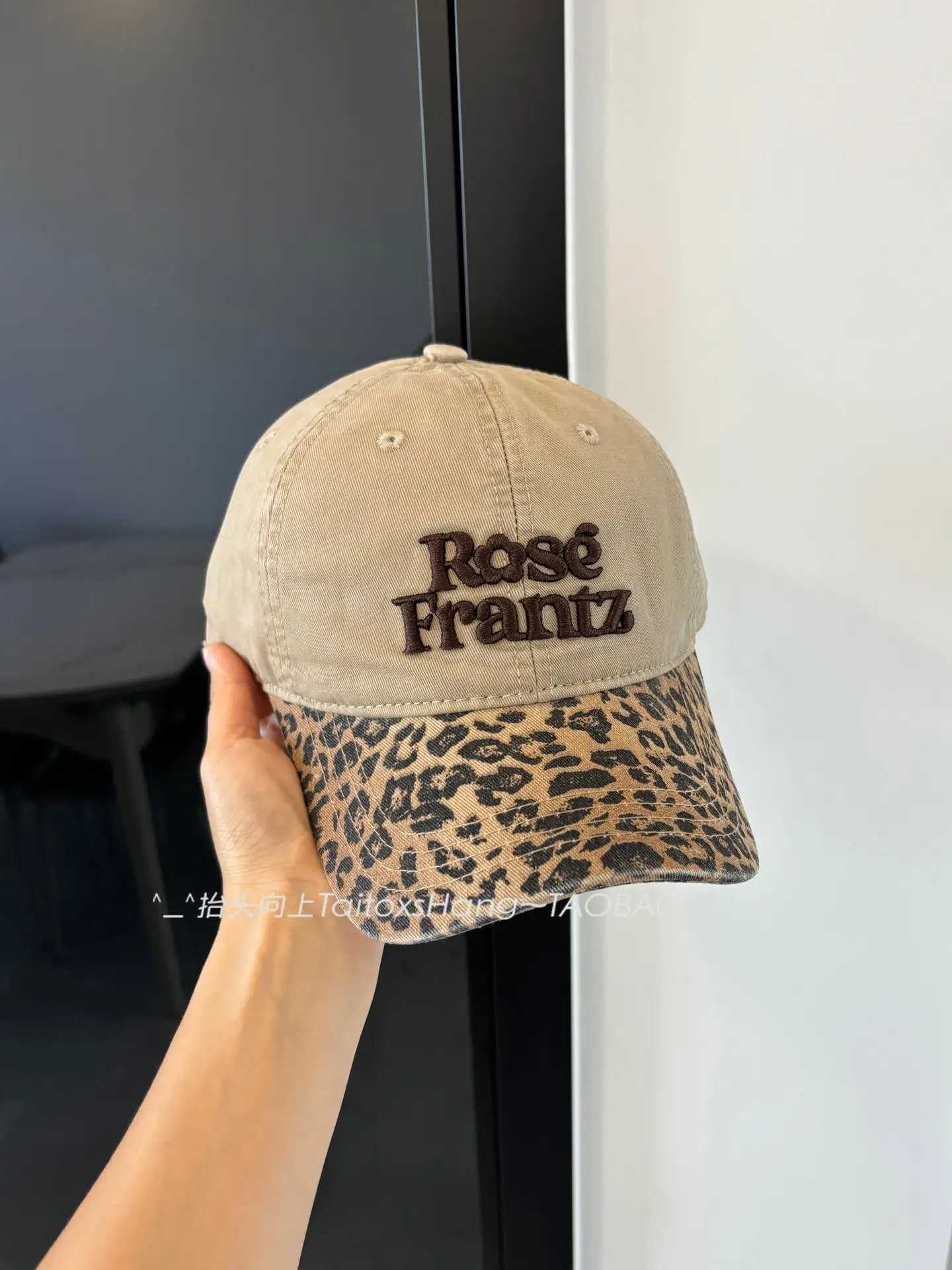 Rose Frantz Leopard Print Baseball Cap for Women — feature 3