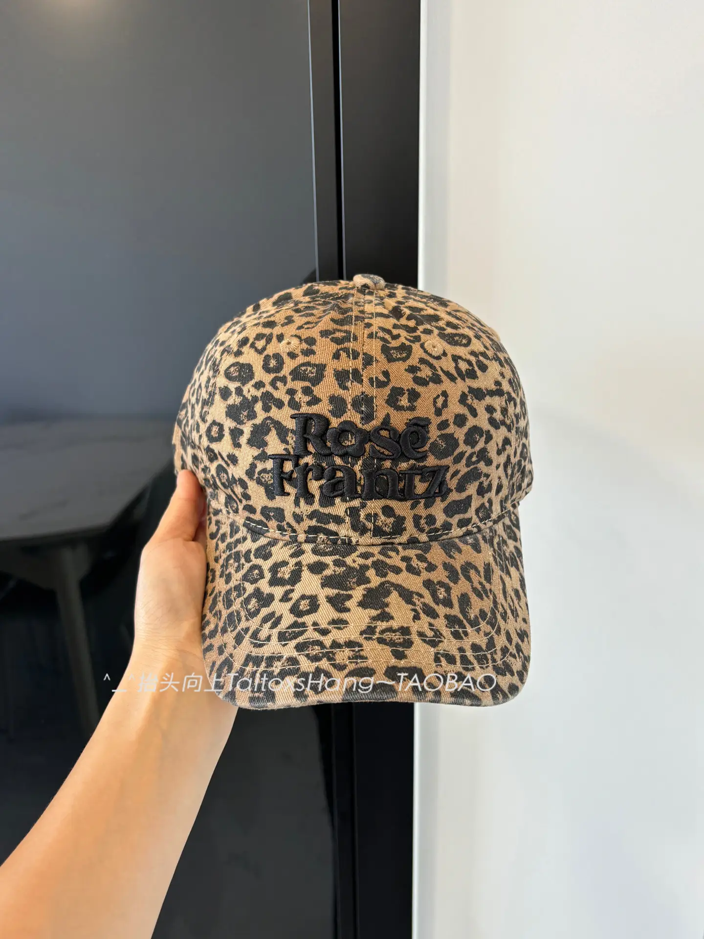 Rose Frantz Leopard Print Baseball Cap for Women — feature 6