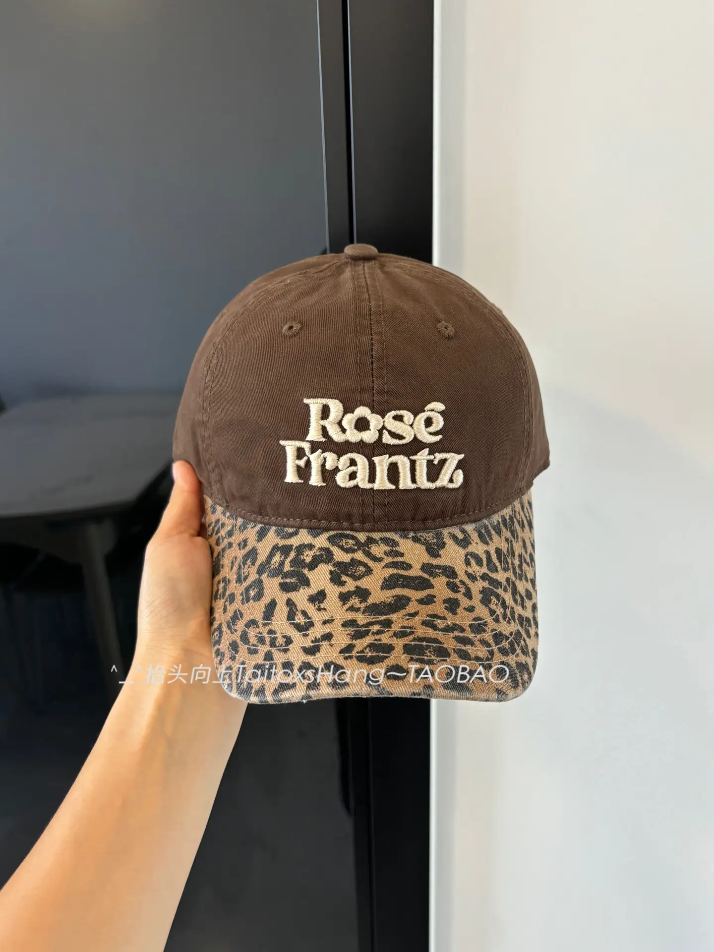 Rose Frantz Leopard Print Baseball Cap for Women — feature 7
