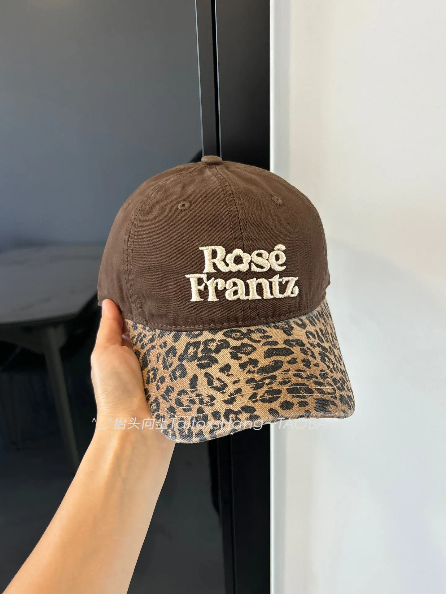 Rose Frantz Leopard Print Baseball Cap for Women — feature 8