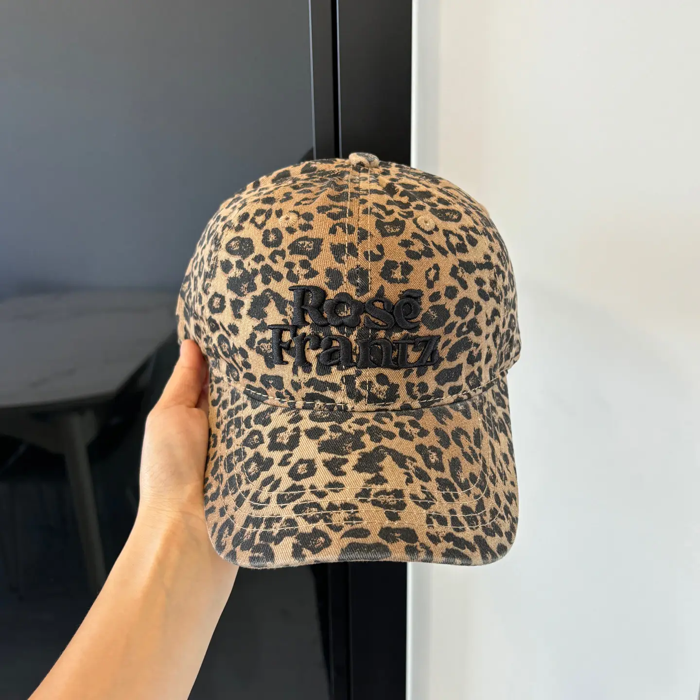 Rose Frantz Leopard Print Baseball Cap for Women - Image 4
