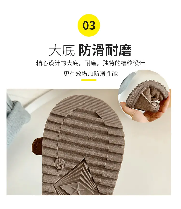 Autumn Winter Baby Snow Boots for 1-3Yrs Soft Cotton Warm — feature 6