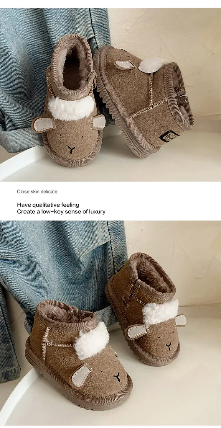 Autumn Winter Baby Snow Boots for 1-3Yrs Soft Cotton Warm — feature 9