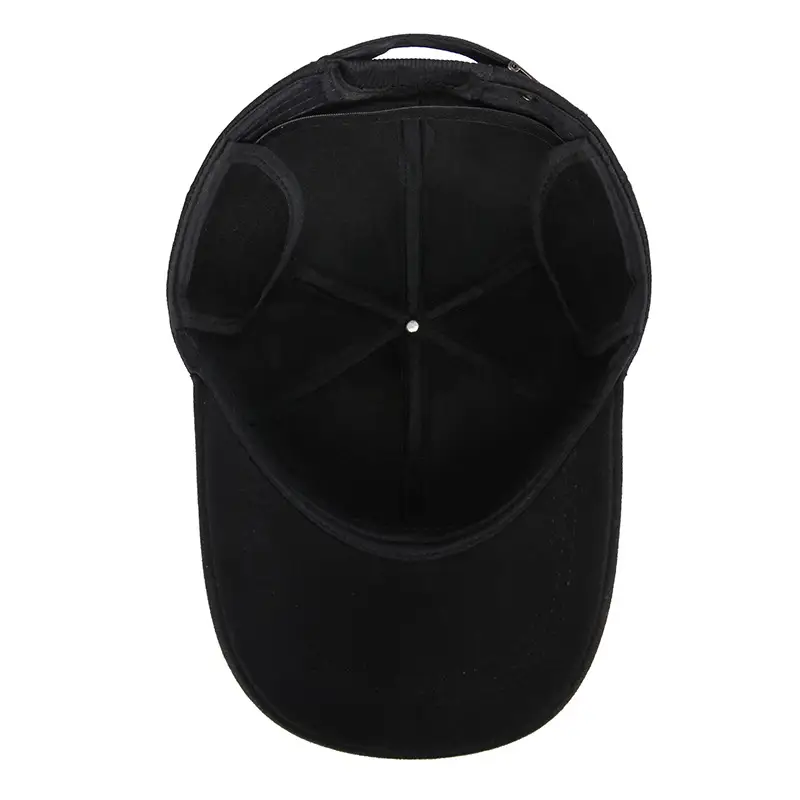 Men Winter Fleece Lined Brown Cap Duckbill - Image 8