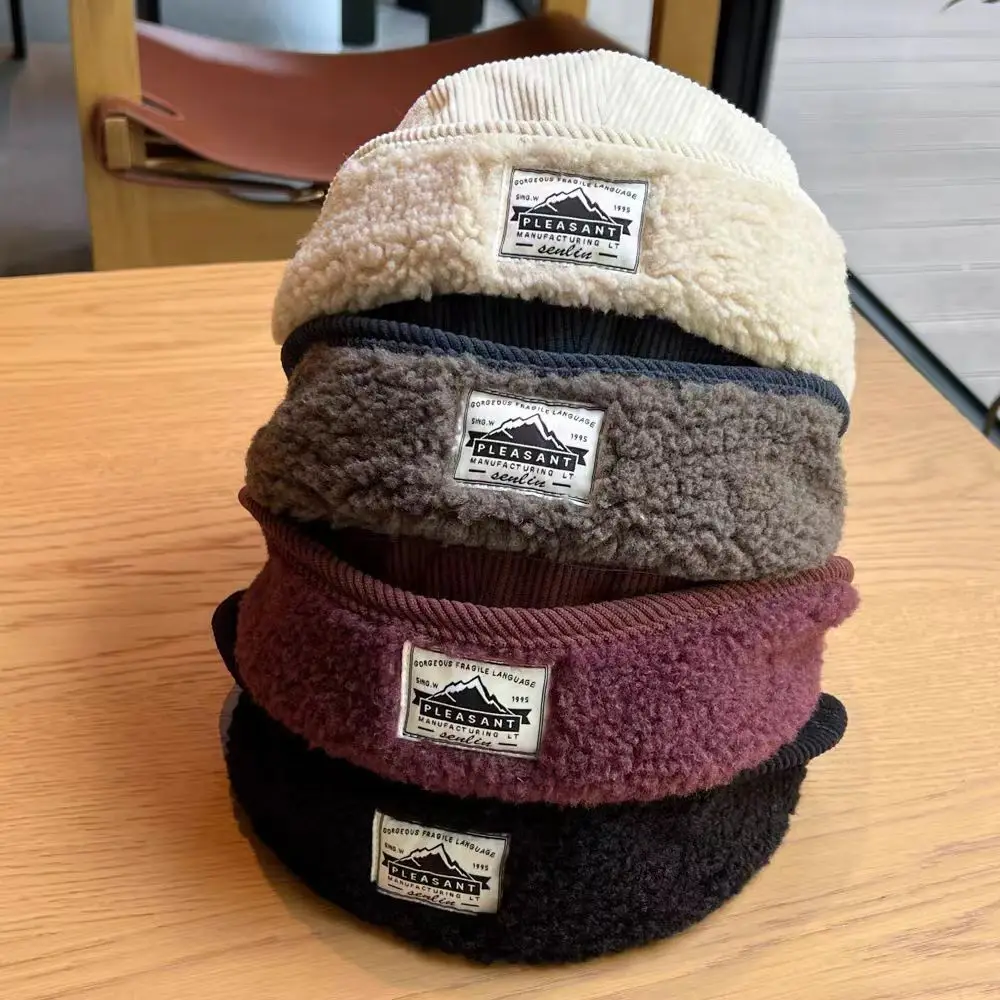 Women Warm Duckbill Cap with Reversible Embroidery — feature 12