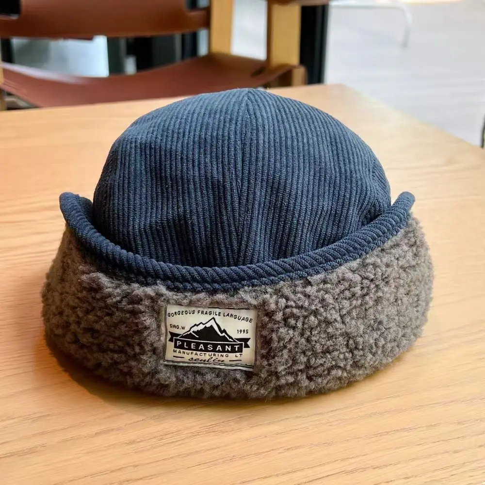 Women Warm Duckbill Cap with Reversible Embroidery - Image 2