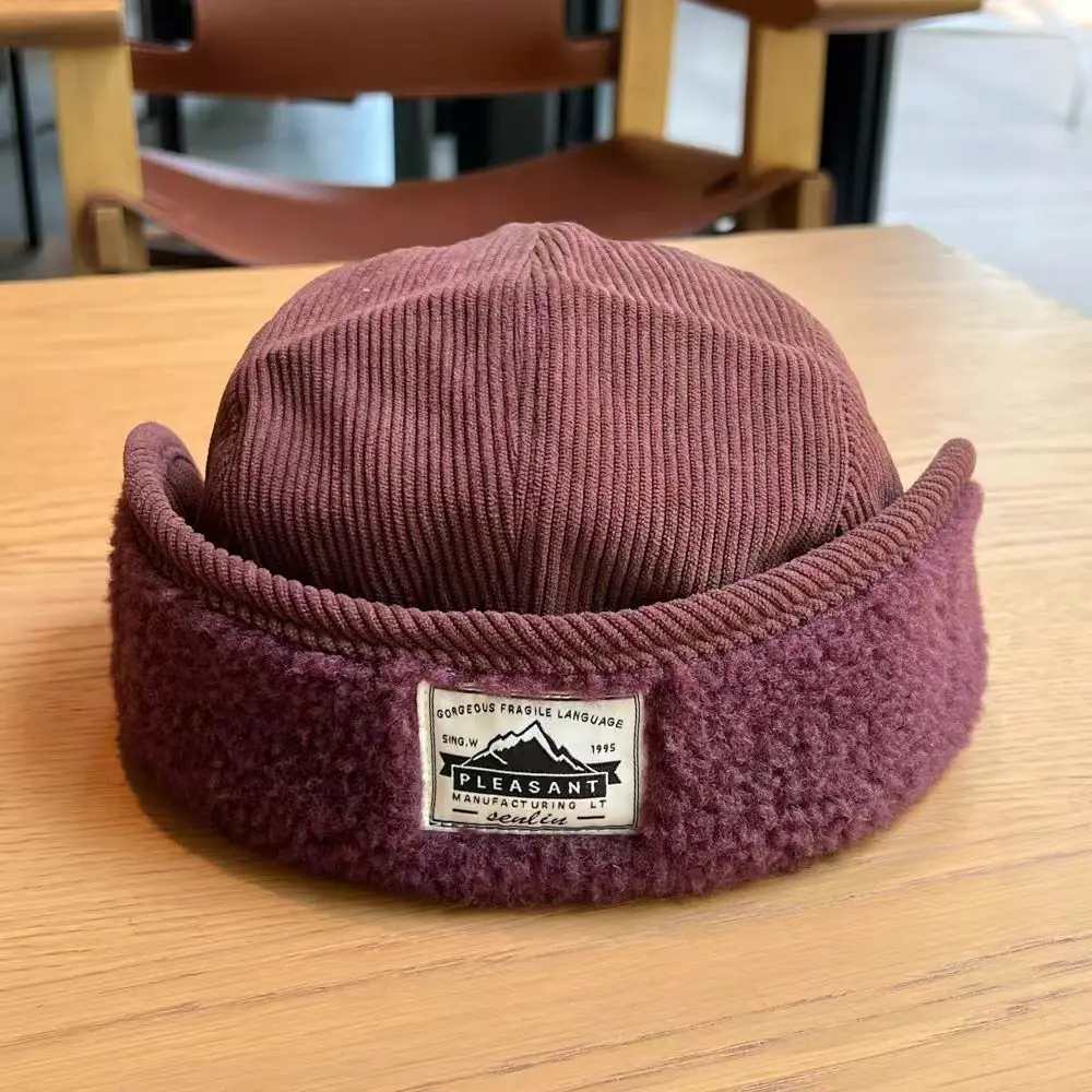 Women Warm Duckbill Cap with Reversible Embroidery - Image 4
