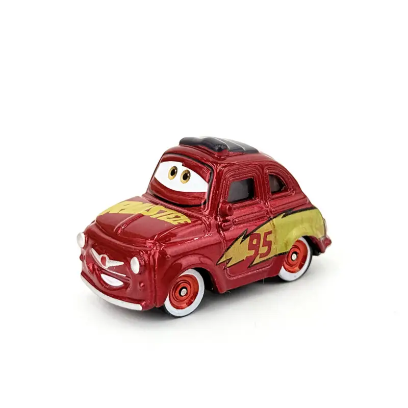 Cross-Border Cars Wine Red Electroplated Cabushali Lightning Mcqueen Alloy Racing Toy for Boys