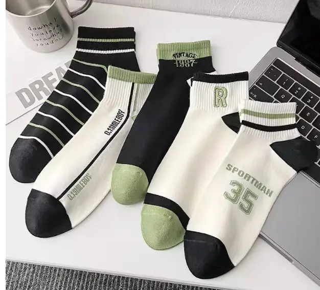 Zhuji Manufacturer Men's Socks, Short Socks, All-Season Socks, Sports Socks, Short Socks — feature 1
