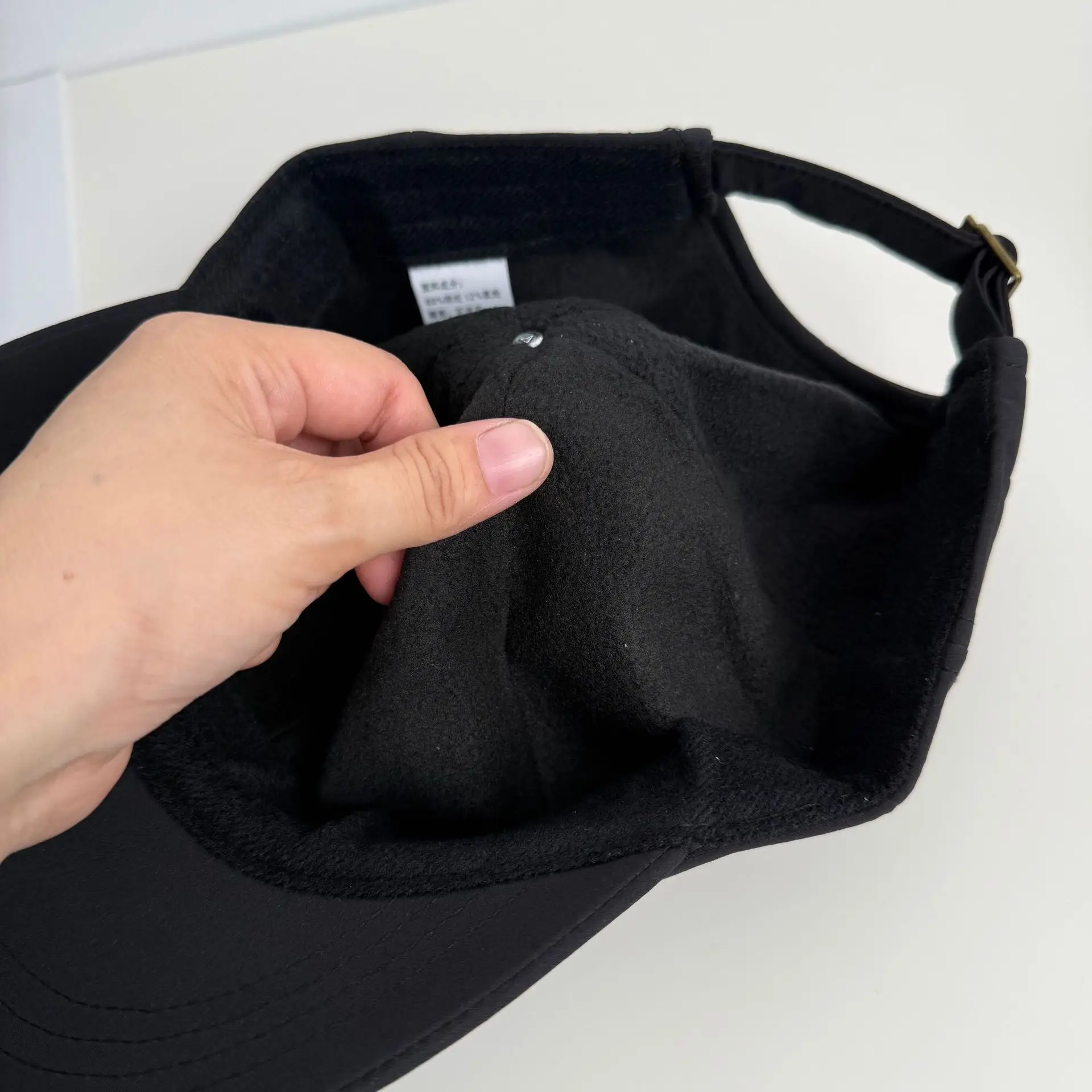 Men's Black Baseball Cap with "GOLDEN" Logo — feature 4
