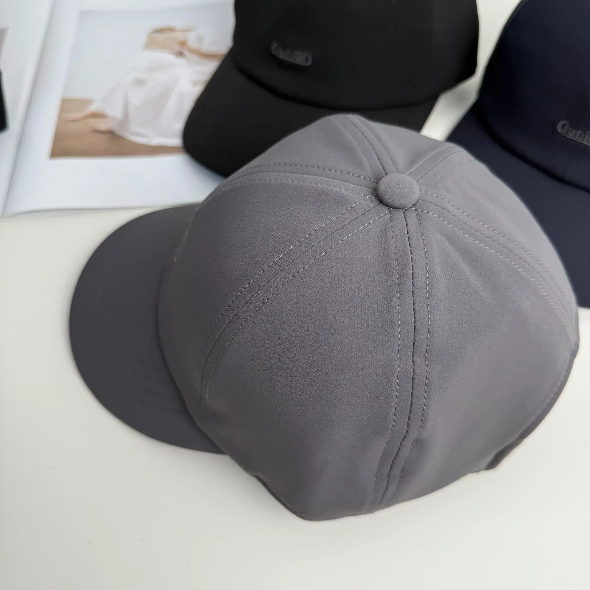 Men's Black Baseball Cap with "GOLDEN" Logo — feature 6