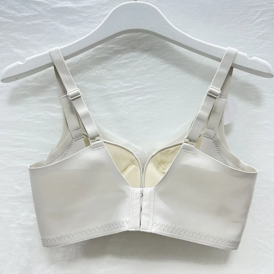 Original French-Style Seamless Adjustable Modal Comfortable Bra for Women, Anti-Sagging, Side Breast Collection, and Gathering Bra