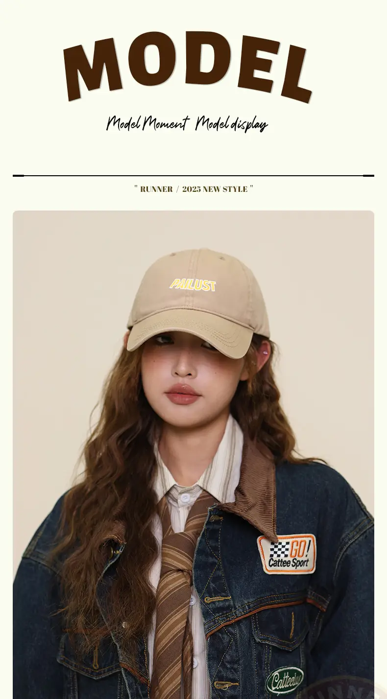 Women Baseball Cap Navy Blue "ALUST" Embroidered — feature 10