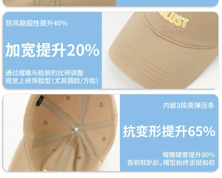 Women Baseball Cap Navy Blue "ALUST" Embroidered — feature 5