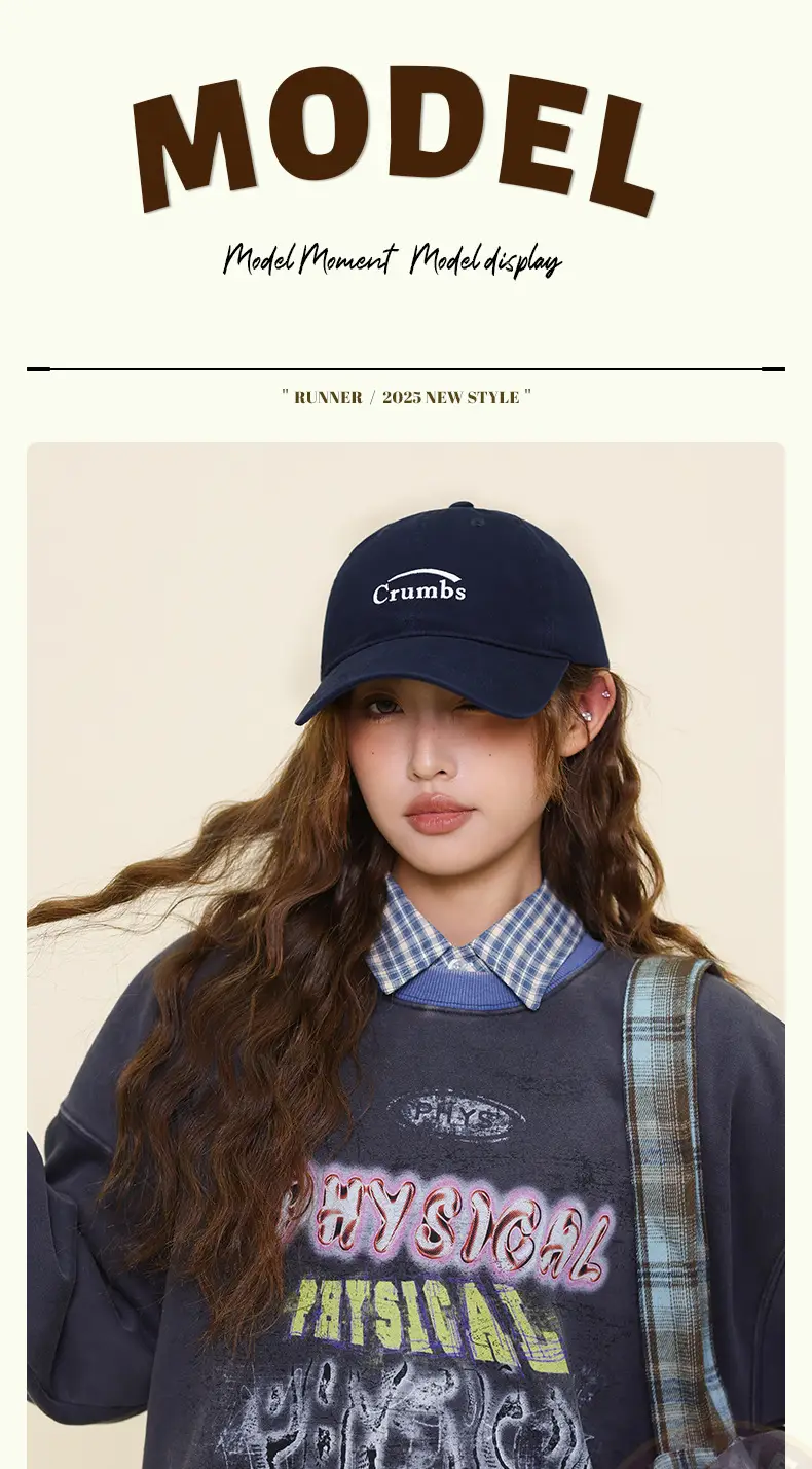 Classic White Crumbles Baseball Cap for Women — feature 10