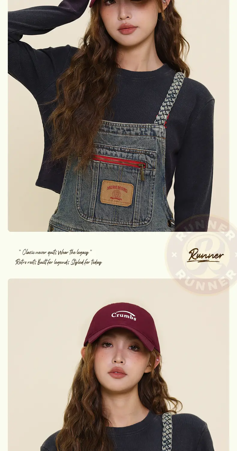 Classic White Crumbles Baseball Cap for Women — feature 12