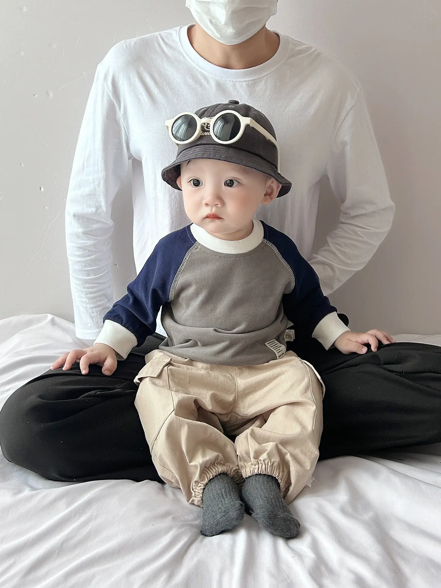 Baby Pilot Hat & Suit Set for Boys Autumn Base - Image 8