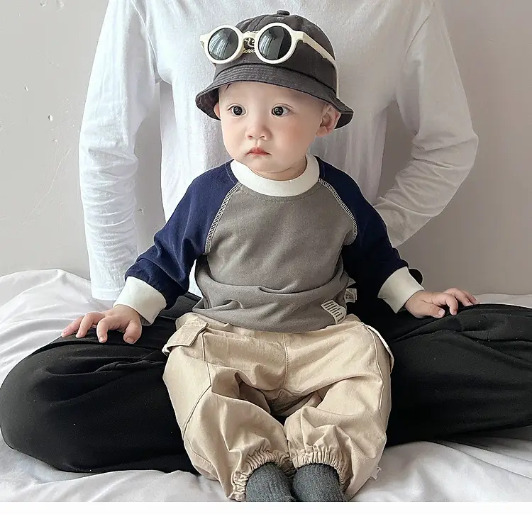 Baby Pilot Hat & Suit Set for Boys Autumn Base — feature 1