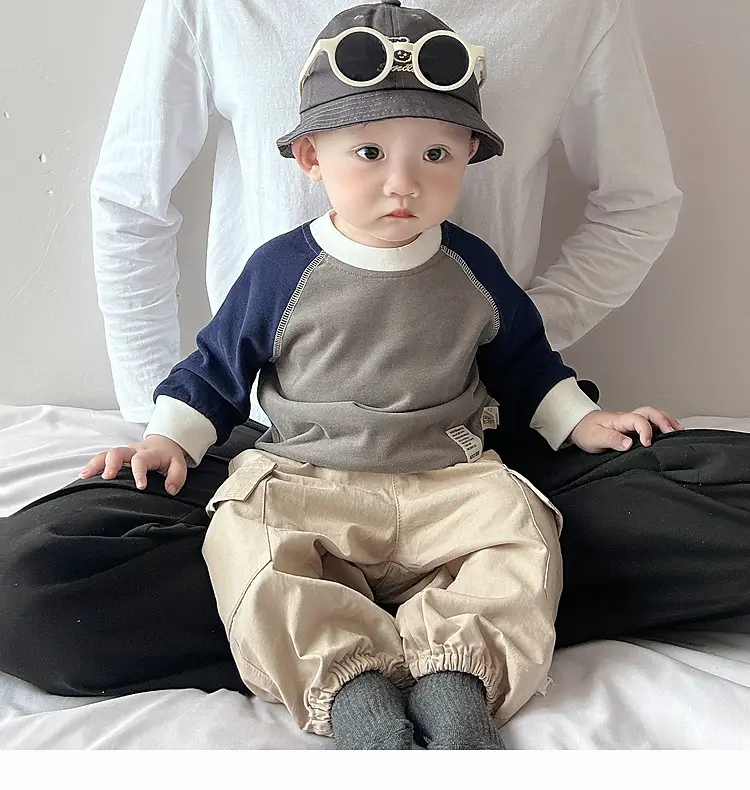 Baby Pilot Hat & Suit Set for Boys Autumn Base — feature 12