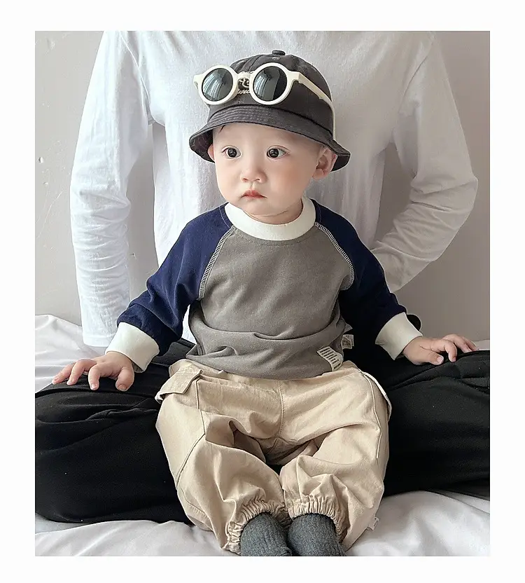 Baby Pilot Hat & Suit Set for Boys Autumn Base — feature 14