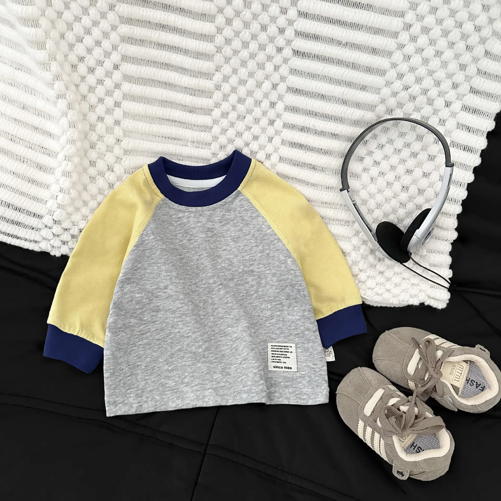 Baby Pilot Hat & Suit Set for Boys Autumn Base - Image 3