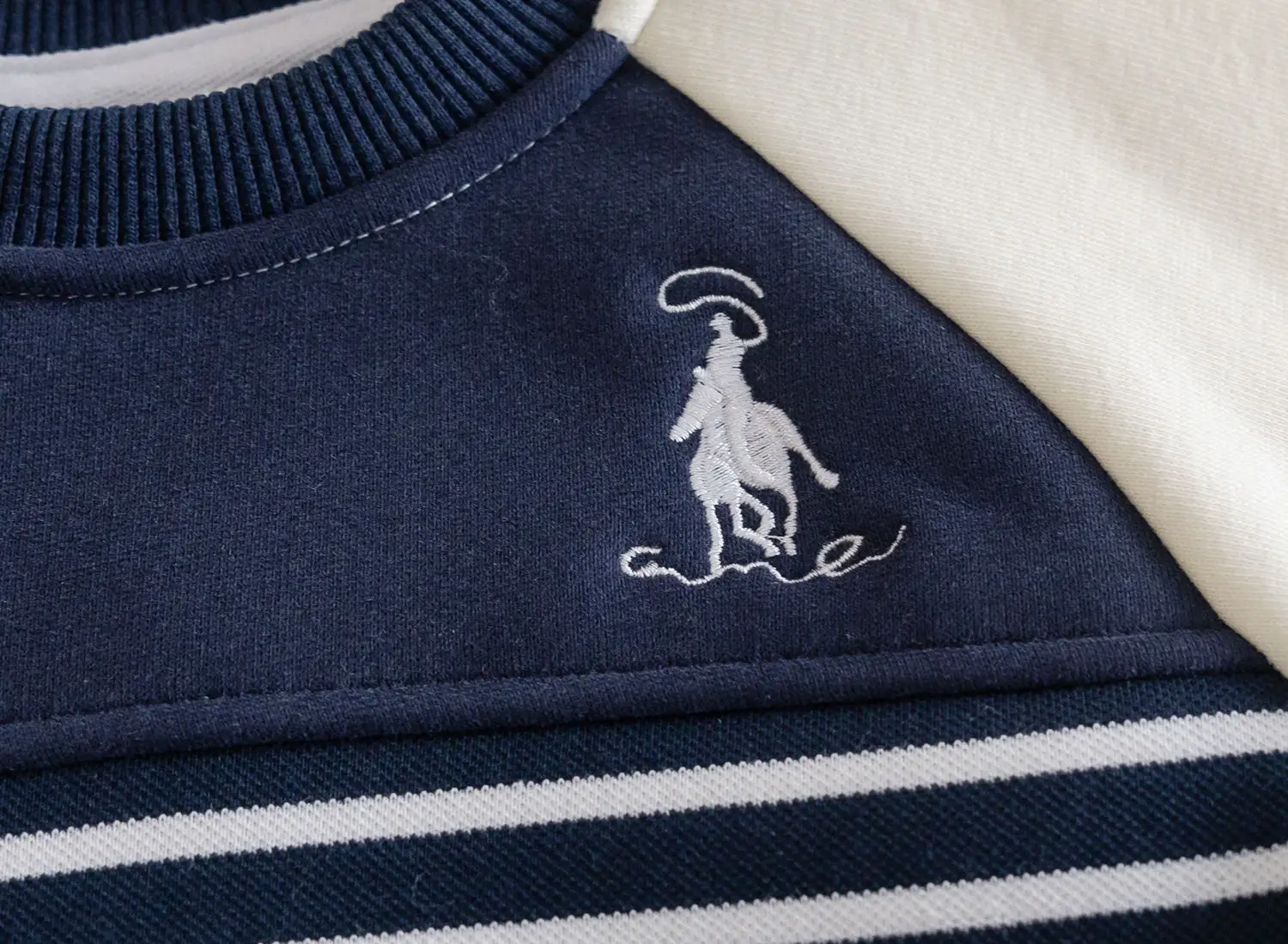 Kids Striped Fleece Sweatshirt Grey Toddler — feature 6