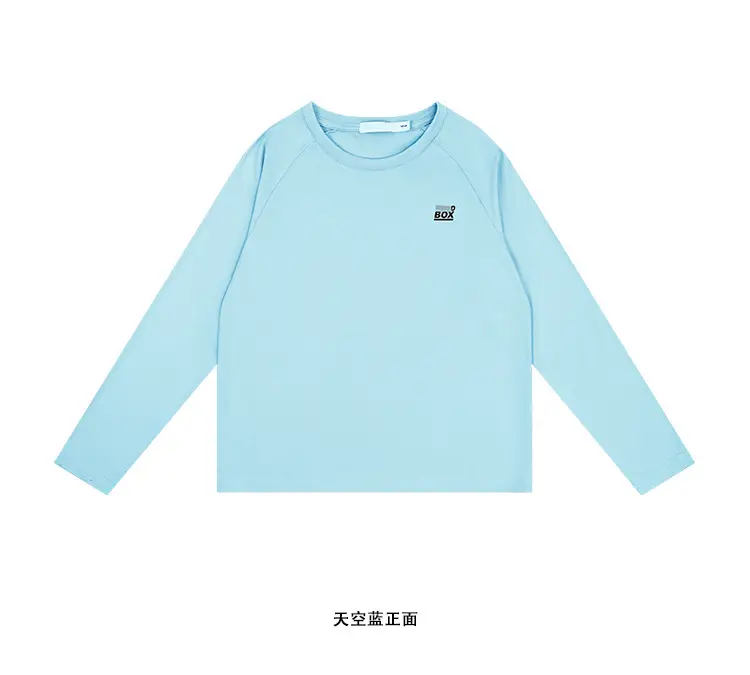 Kids Light Blue Long Sleeve T-Shirt — feature 10