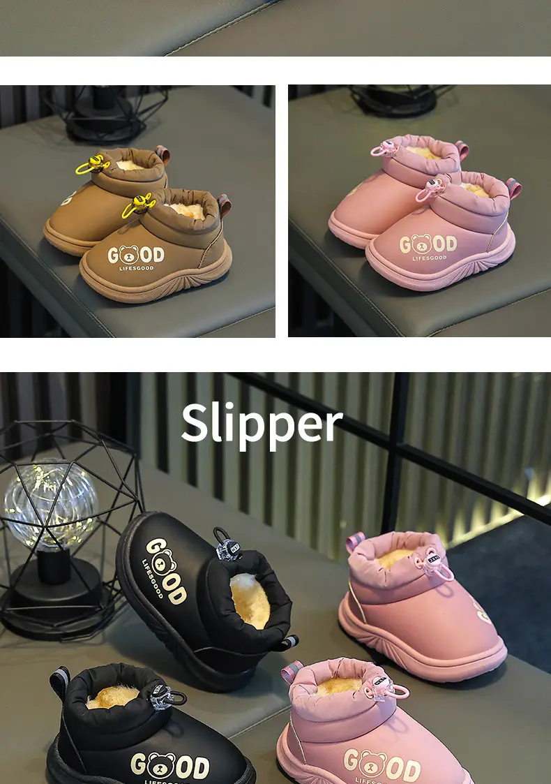 Girls Cotton Winter Baby Shoes Lightweight Waterproof — feature 19