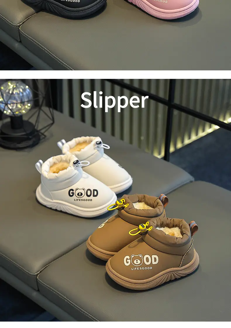 Girls Cotton Winter Baby Shoes Lightweight Waterproof — feature 20