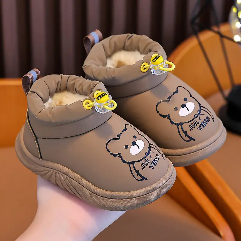 Girls Cotton Winter Baby Shoes Lightweight Waterproof