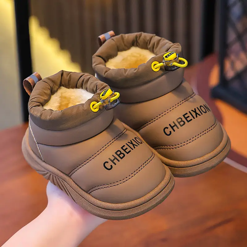 Girls Cotton Winter Baby Shoes Lightweight Waterproof