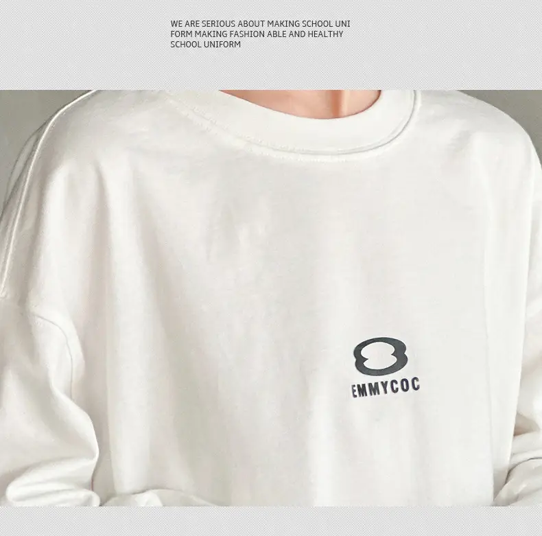 Boys Long Sleeve T-Shirt White Spring Autumn 2025 — feature 12