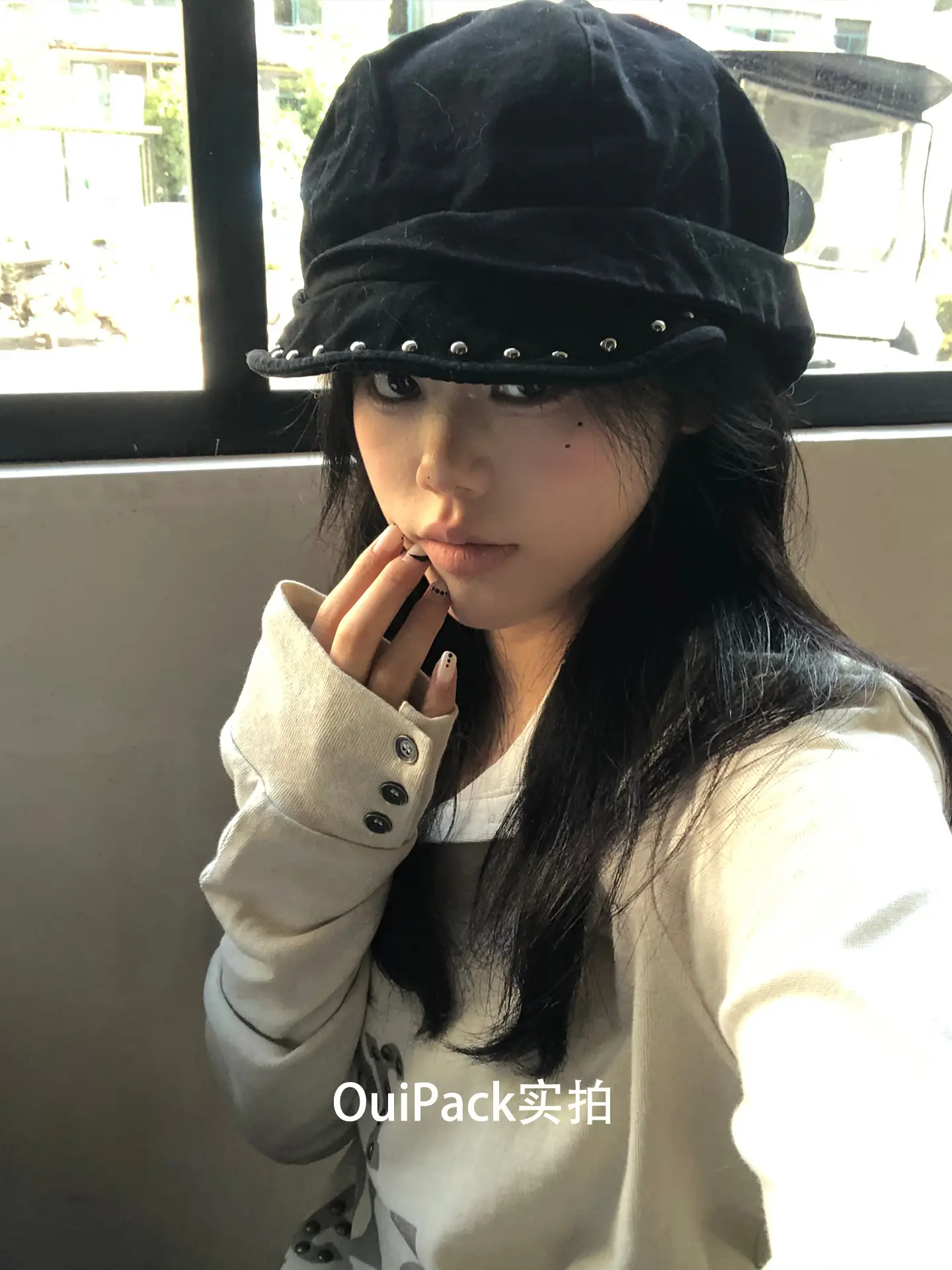 Vintage Women's Face-Slimming Beret Cap for Autumn — feature 6