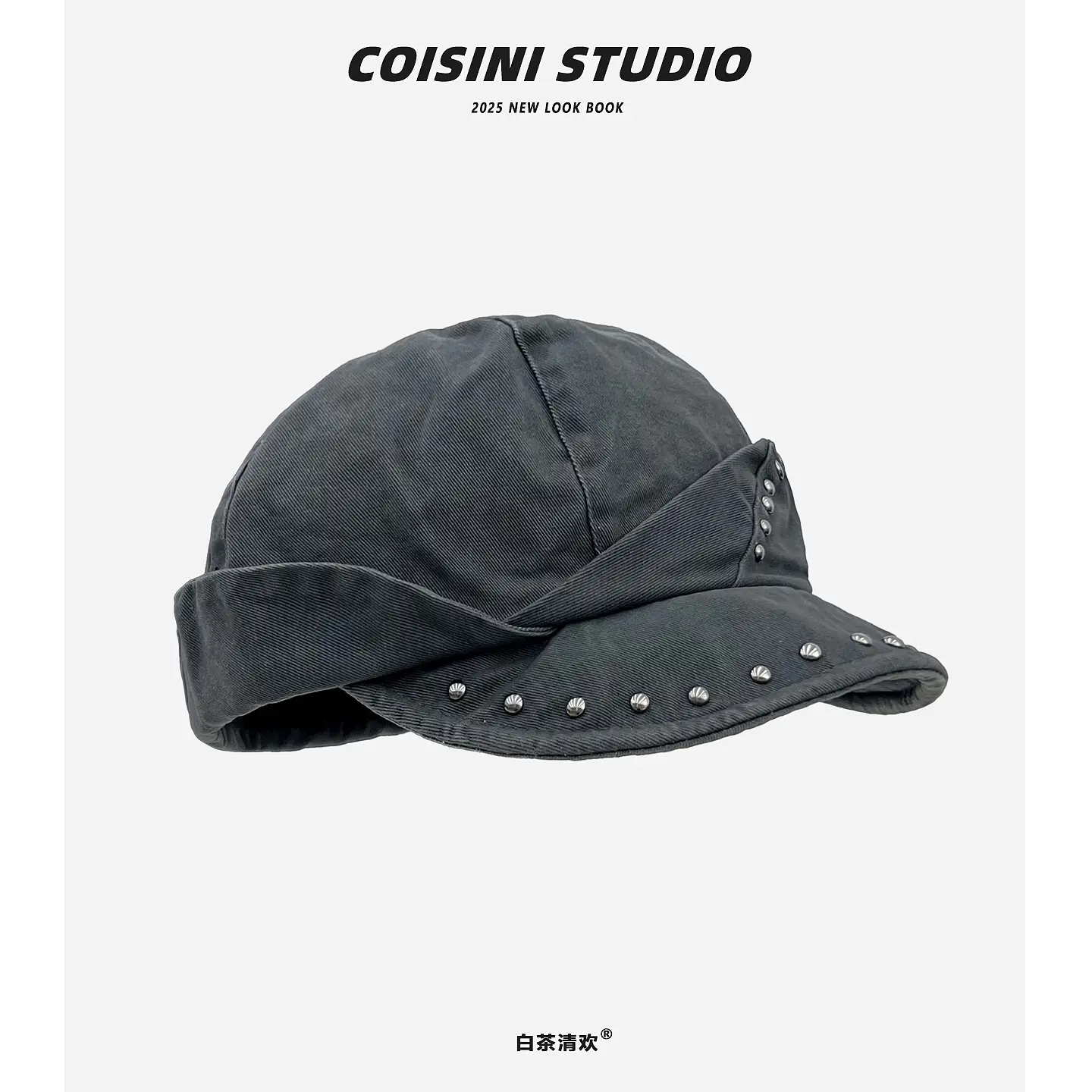 Vintage Women's Face-Slimming Beret Cap for Autumn - Image 3