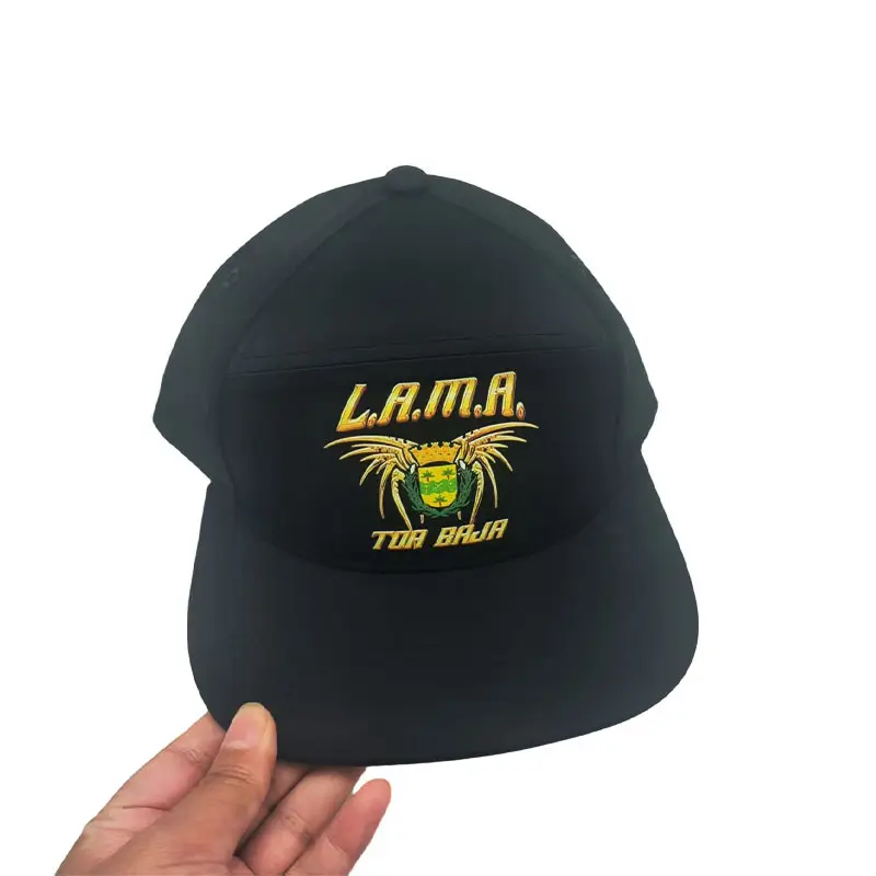 Cross-Border LMB Baseball Cap Black White