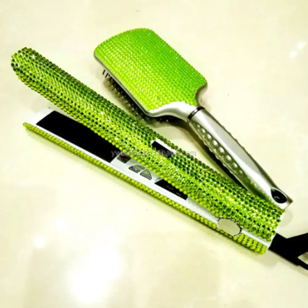 Diamond Hair Straightener Dryer with Gold Handle - Image 4