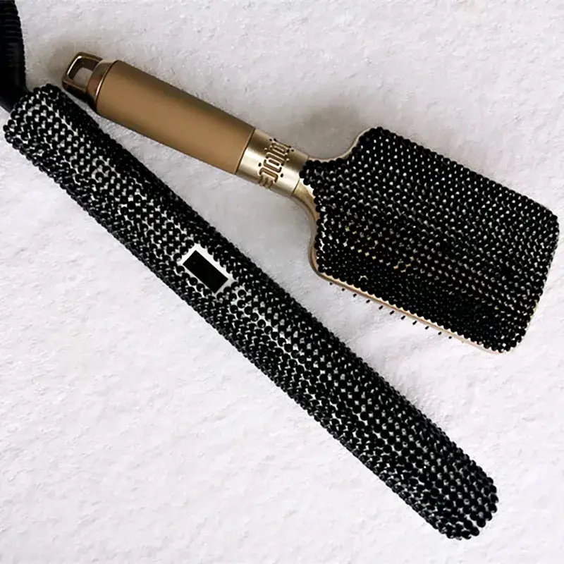 Diamond Hair Straightener Dryer with Gold Handle - Image 5
