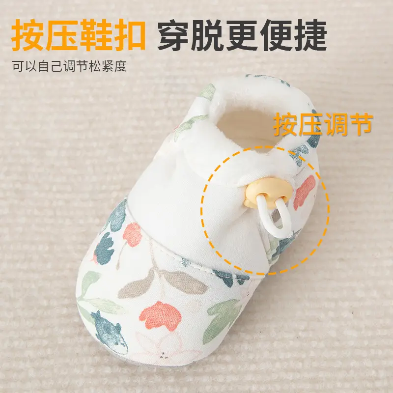 Newborn Fleece Lined Baby Shoes Socks Set 0-6M
