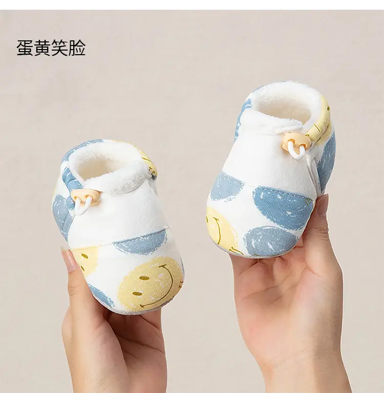 Newborn Fleece Lined Baby Shoes Socks Set 0-6M — feature 16
