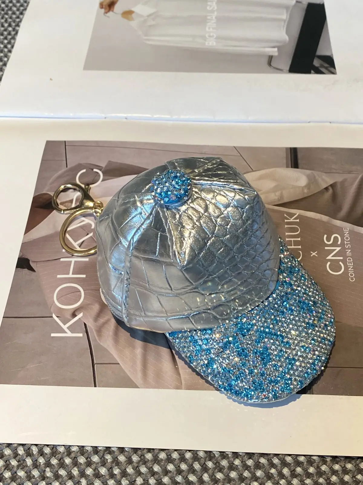 Diamond-Encrusted Women's Peaked Cap Summer Hat - Image 7